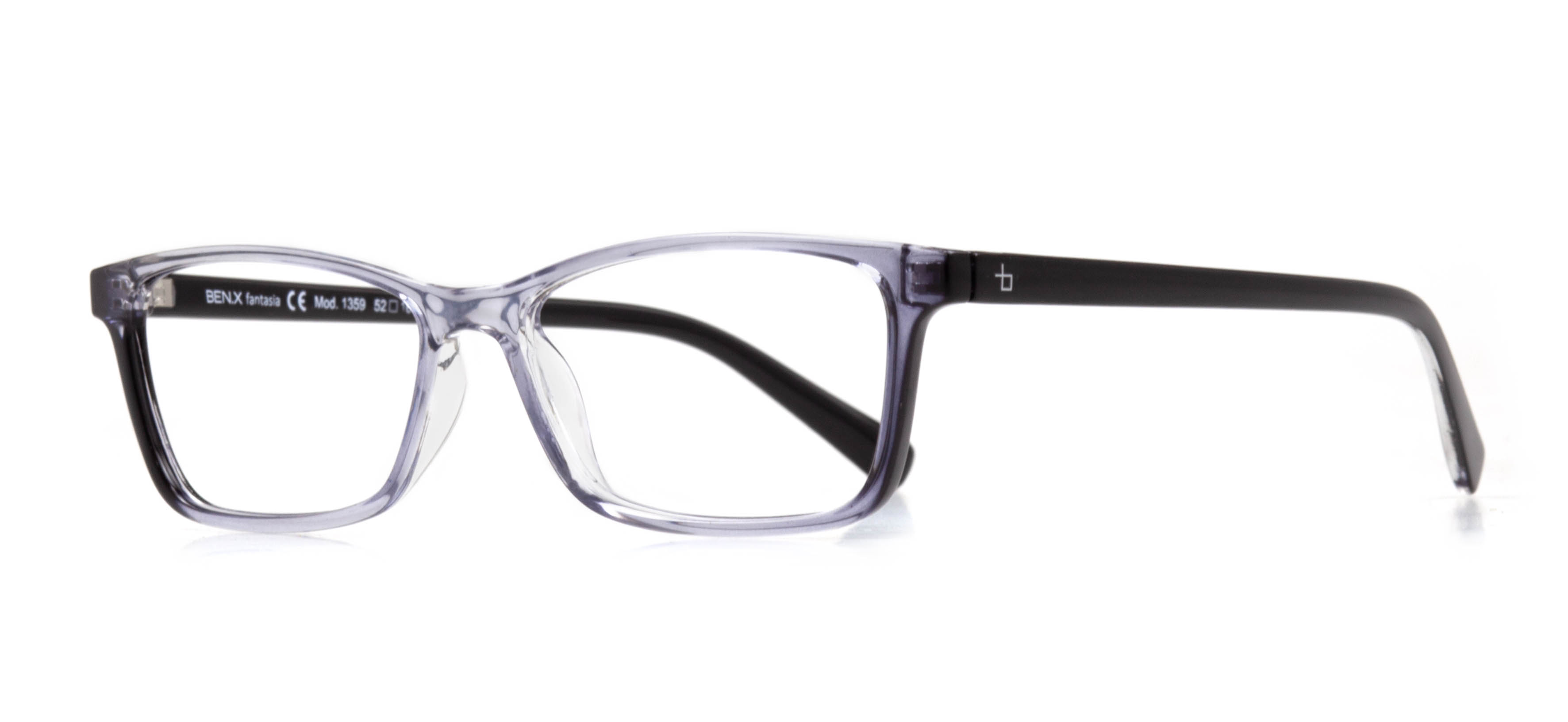 BENX FANTASIA Eyeglasses Teenage Woman Rectangular Full-Rimmed Grilamid (TR90) Unfiltered BXFNTS 1359-C.01